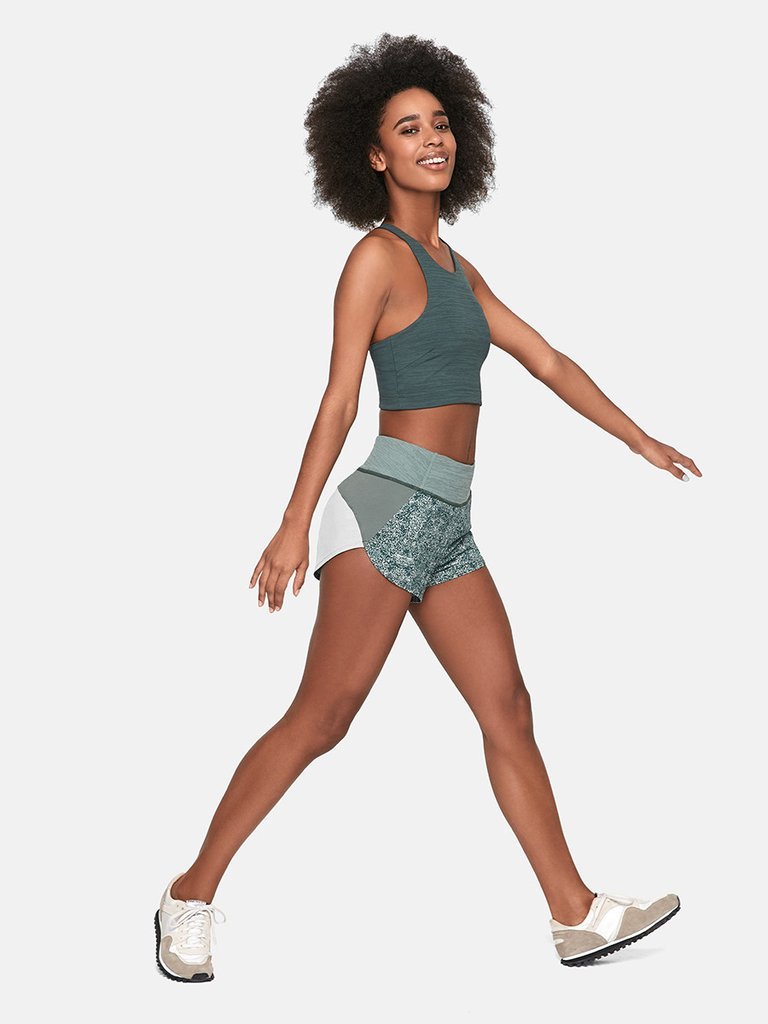 Tech Sweat Crop | Evergreen