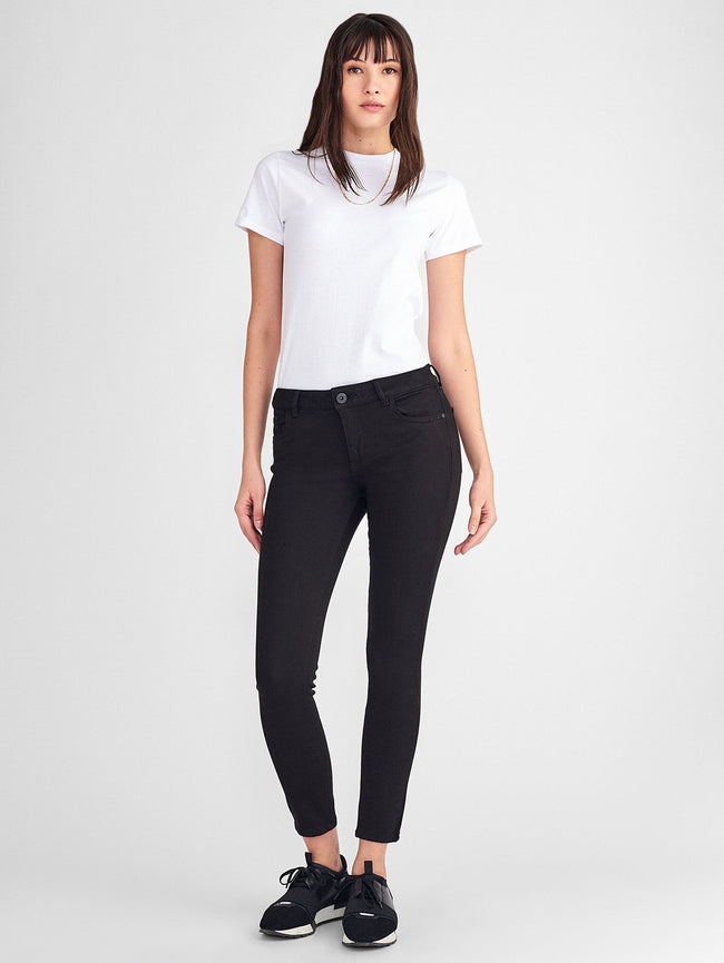 Margaux Mid Rise Ankle Skinny Hail