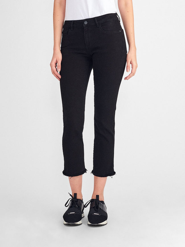 Mara Ankle Mid Rise Straight Concrete