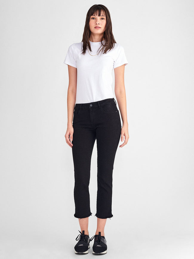 Mara Ankle Mid Rise Straight Concrete