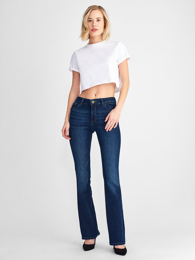 Bridget Mid Rise Bootcut 33" Peak