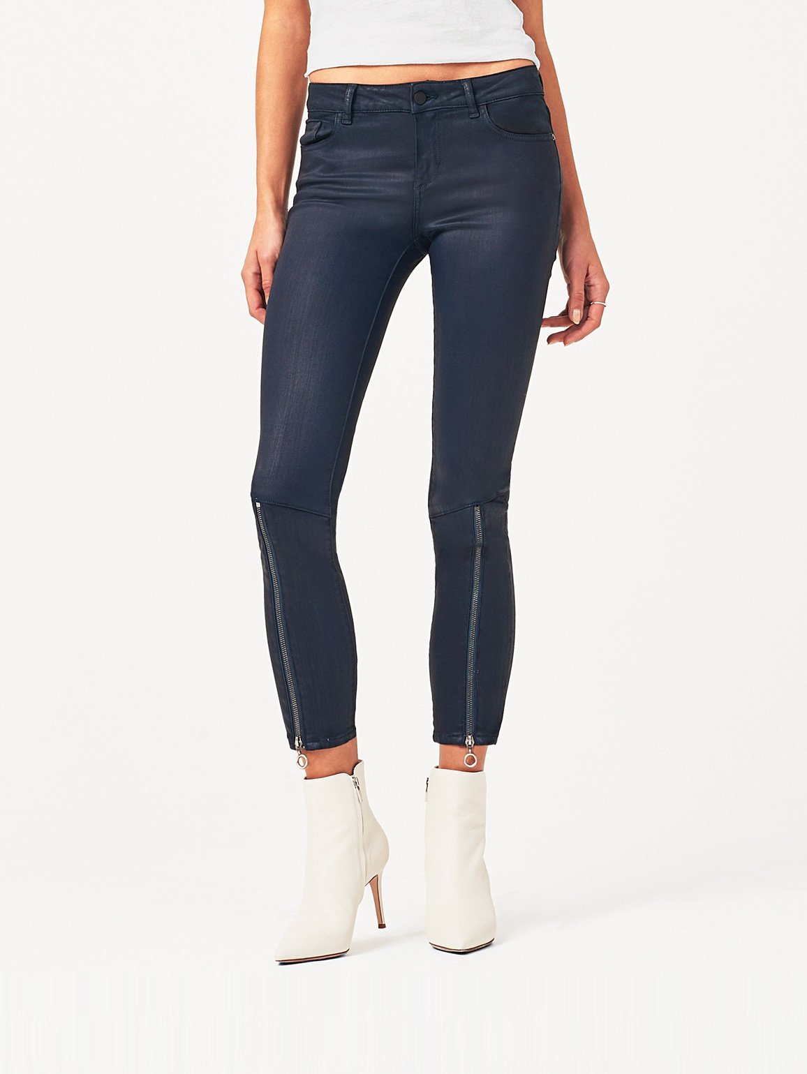 Women - Florence Instasculpt Cropped Deep Emerald - DL1961