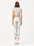 Women - Florence Instasculpt Cropped Flat Silver - DL1961