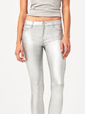 Women - Florence Instasculpt Cropped Flat Silver - DL1961