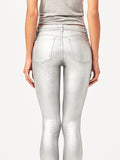 Women - Florence Instasculpt Cropped Flat Silver - DL1961