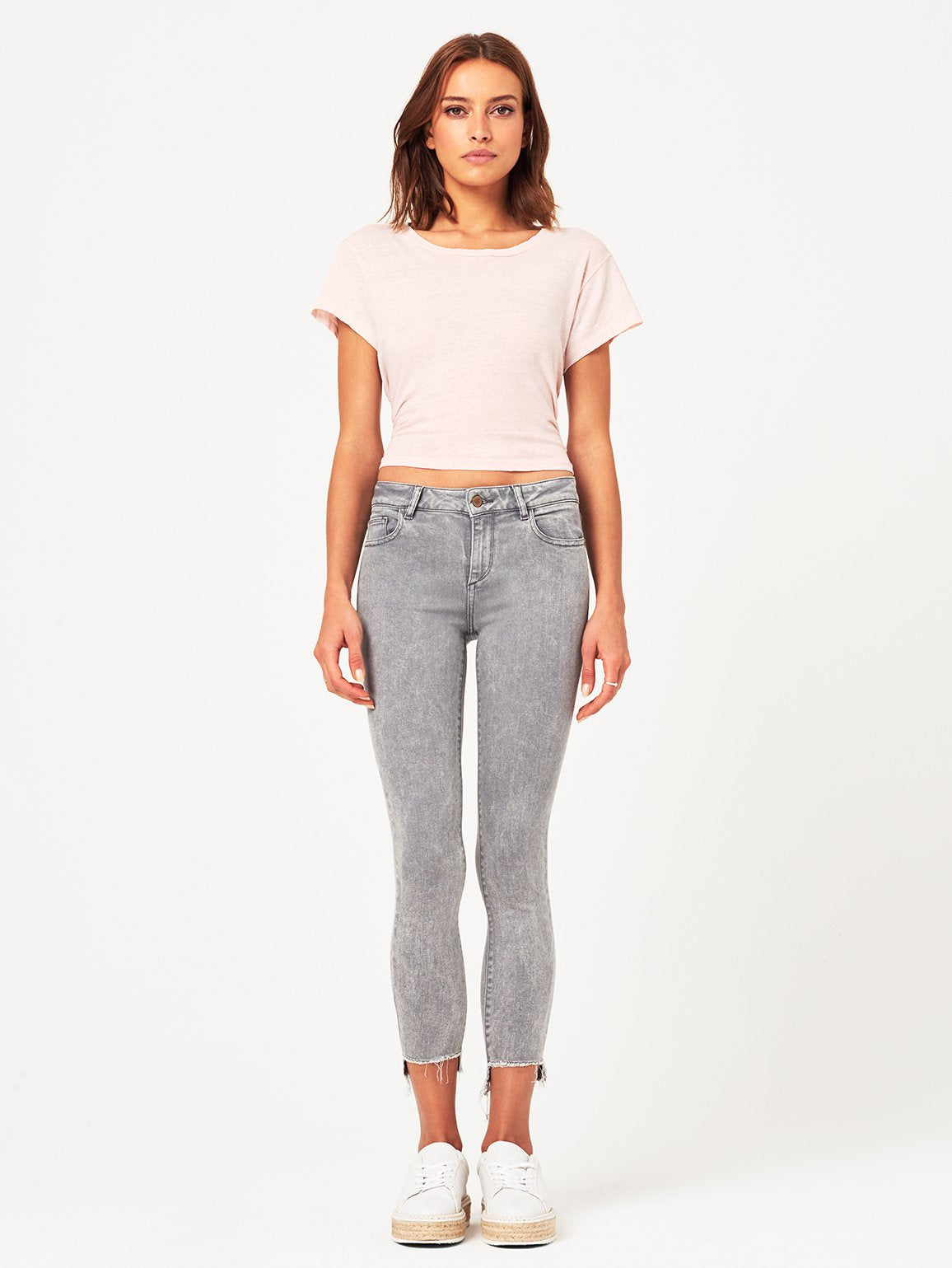 Florence Crop Mid Rise Skinny Nova