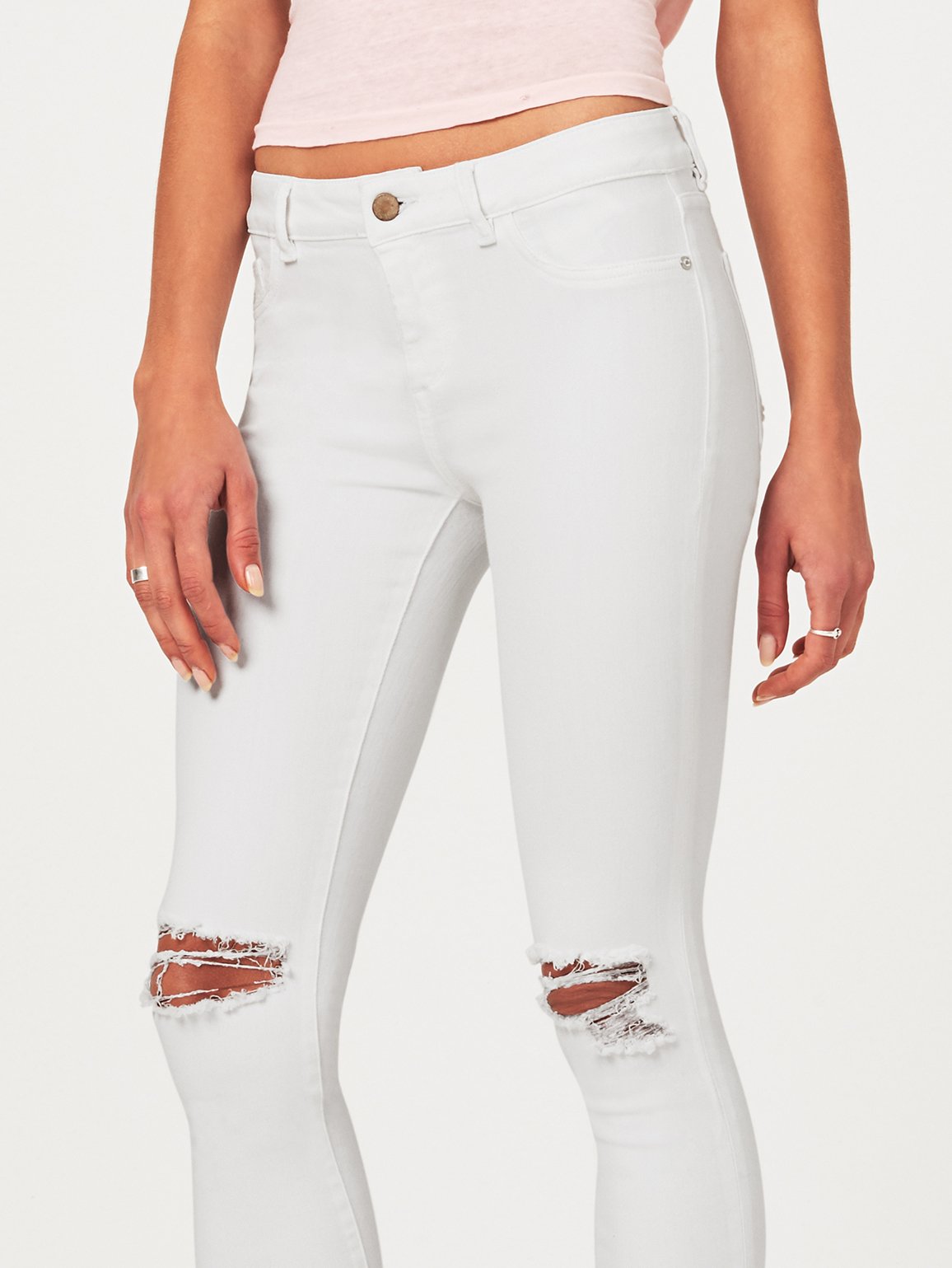 Margaux Mid Rise Ankle Skinny Newport