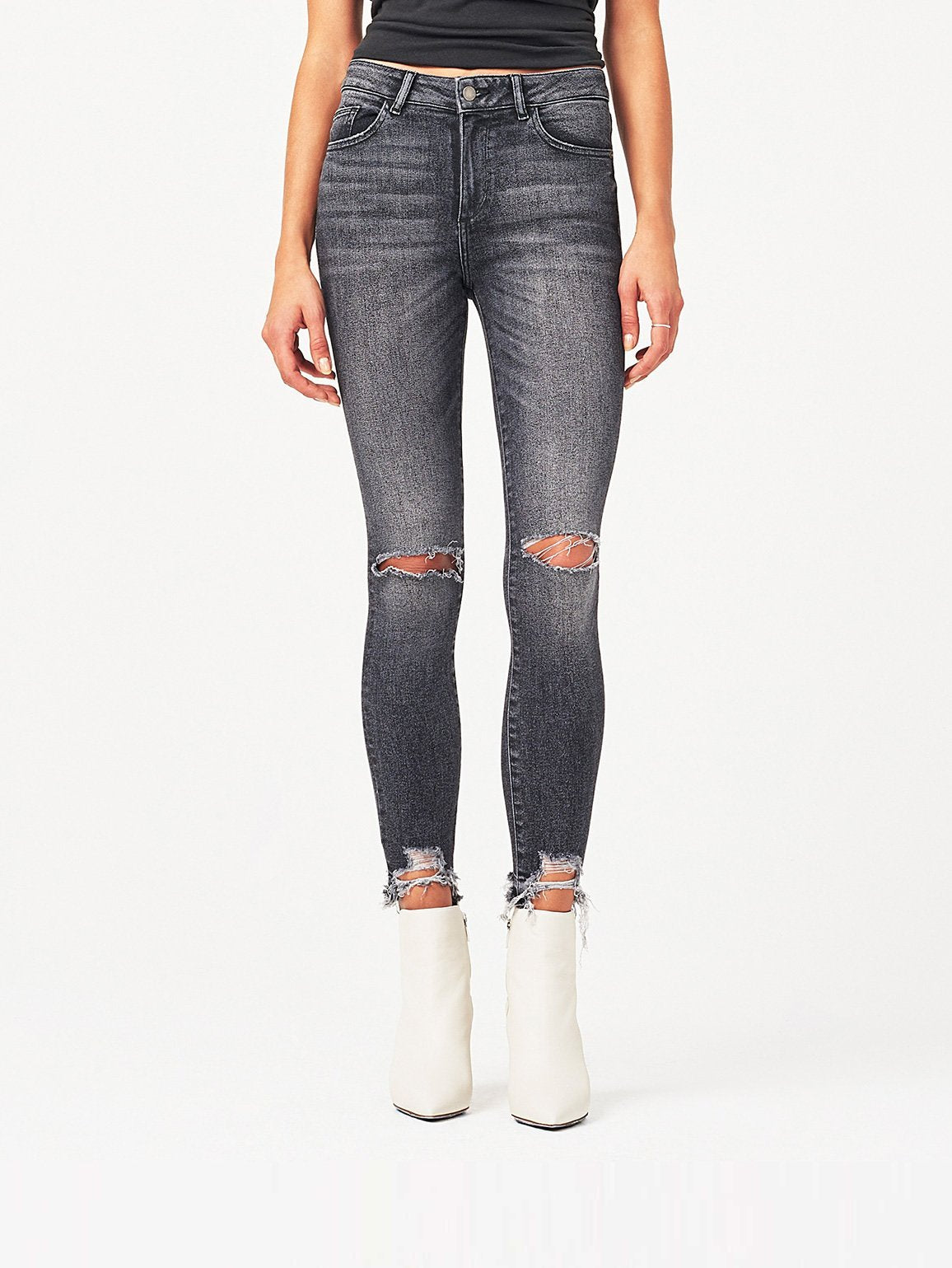 Women - Farrow Instaslim Ankle Light Smoke - DL1961