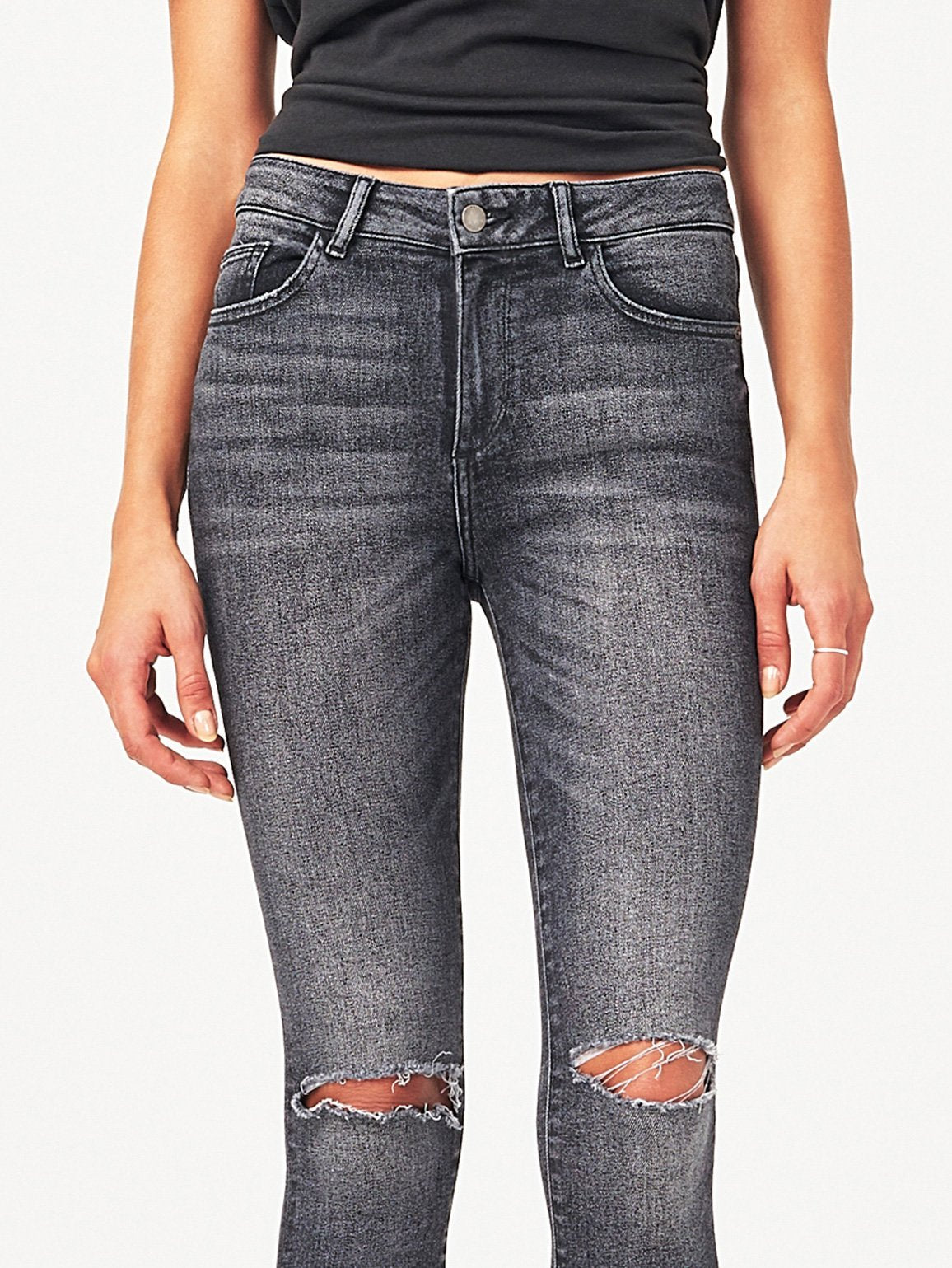 Women - Farrow Instaslim Ankle Light Smoke - DL1961