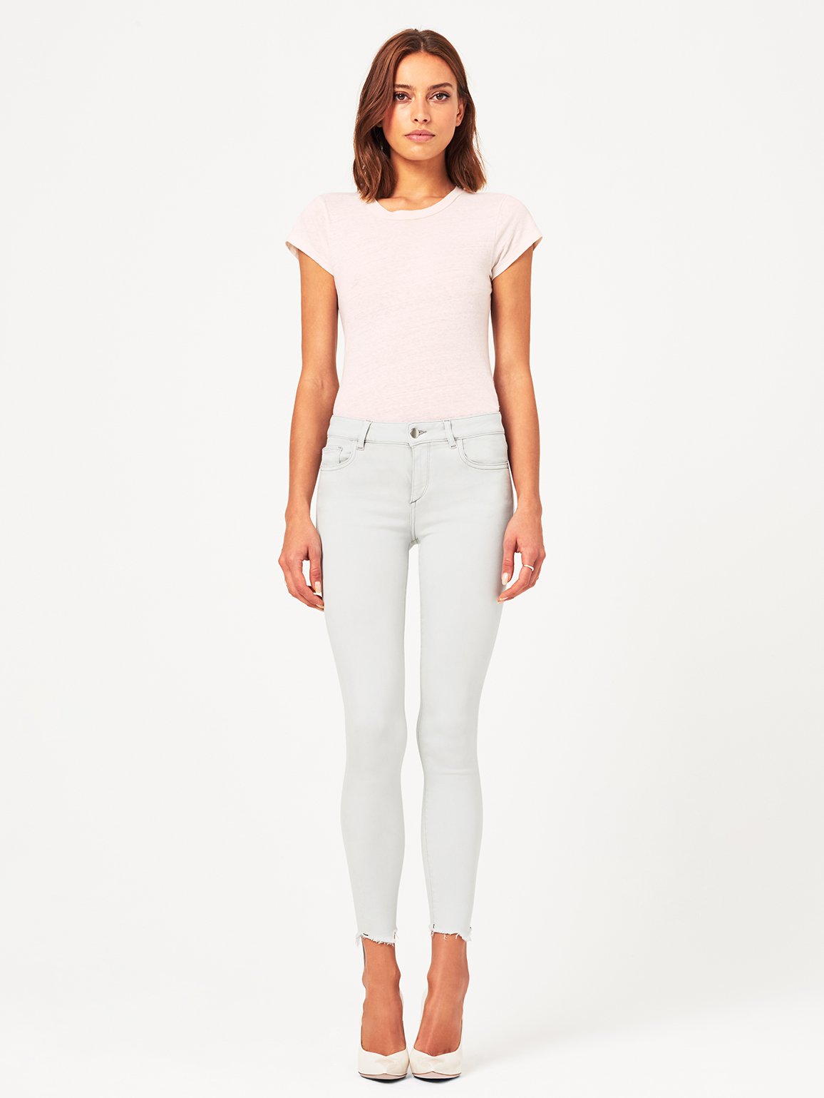 Margaux Mid Rise Ankle Skinny Edge