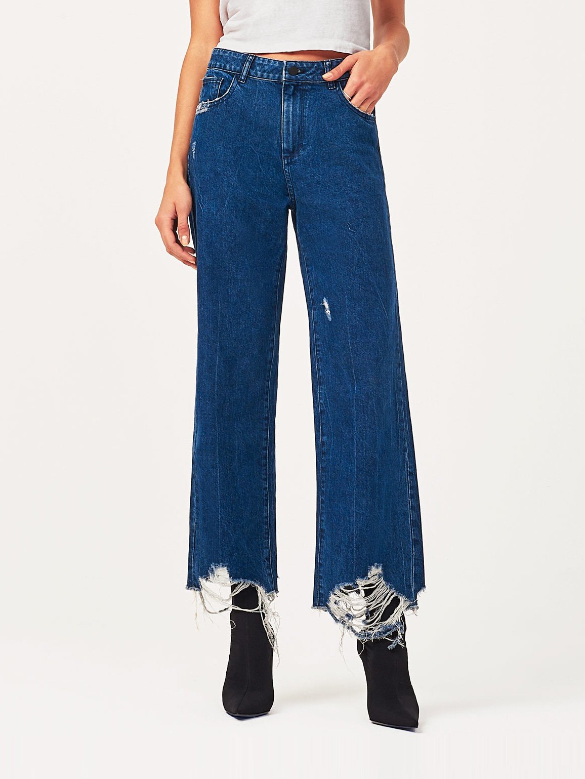 Women - Hepburn High Rise Wide Leg Industry - DL1961