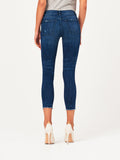 Florence Crop Mid Rise Skinny Slater