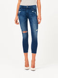 Florence Crop Mid Rise Skinny Slater