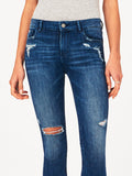 Florence Crop Mid Rise Skinny Slater