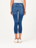 Florence Crop Mid Rise Skinny Everglade
