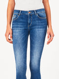 Florence Crop Mid Rise Skinny Everglade