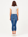 Florence Crop Mid Rise Skinny Everglade