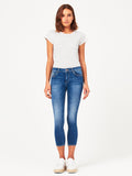 Florence Crop Mid Rise Skinny Everglade