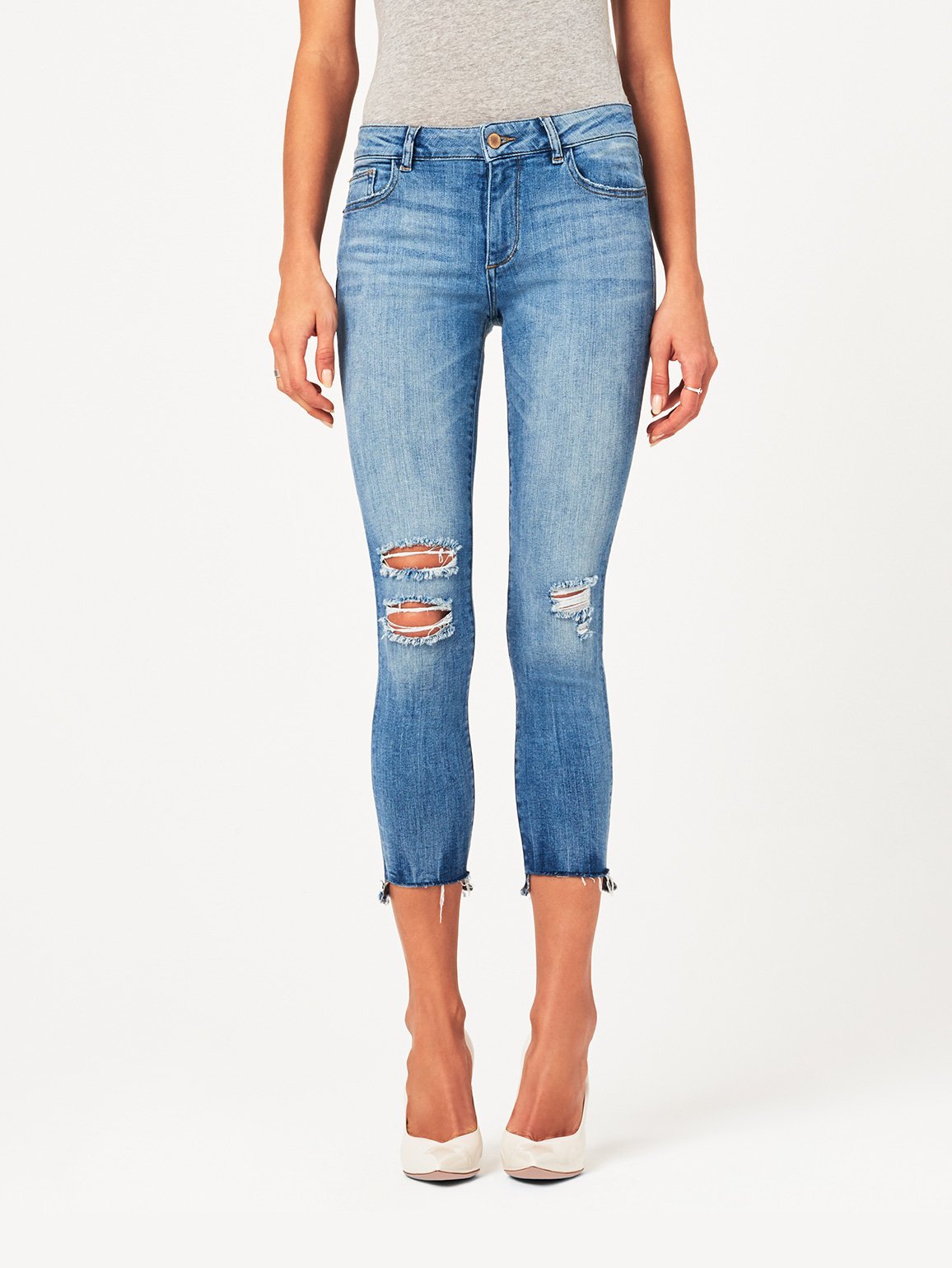 Florence Crop Mid Rise Skinny Hendrix
