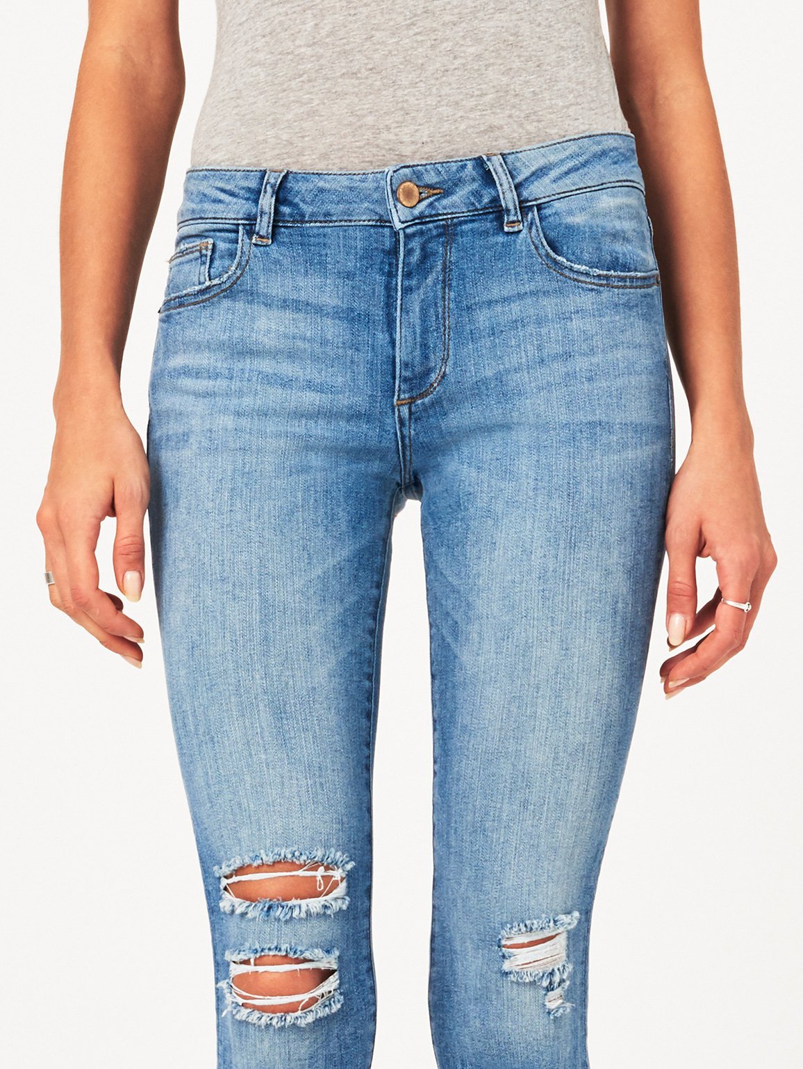 Florence Crop Mid Rise Skinny Hendrix