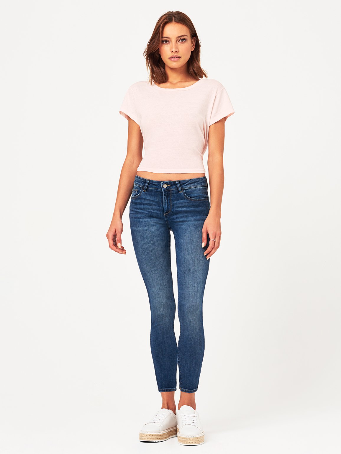 Margaux Mid Rise Ankle Skinny Paramount