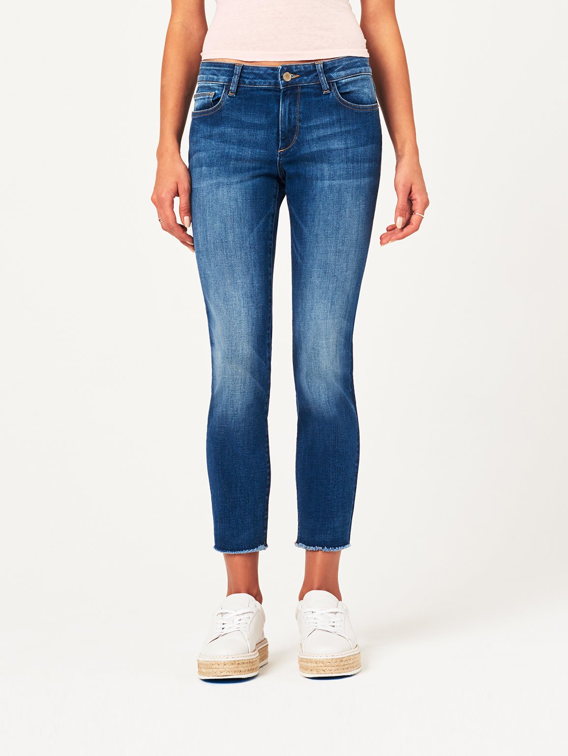 Coco Mid Rise Curvy Ankle Skinny Callahan