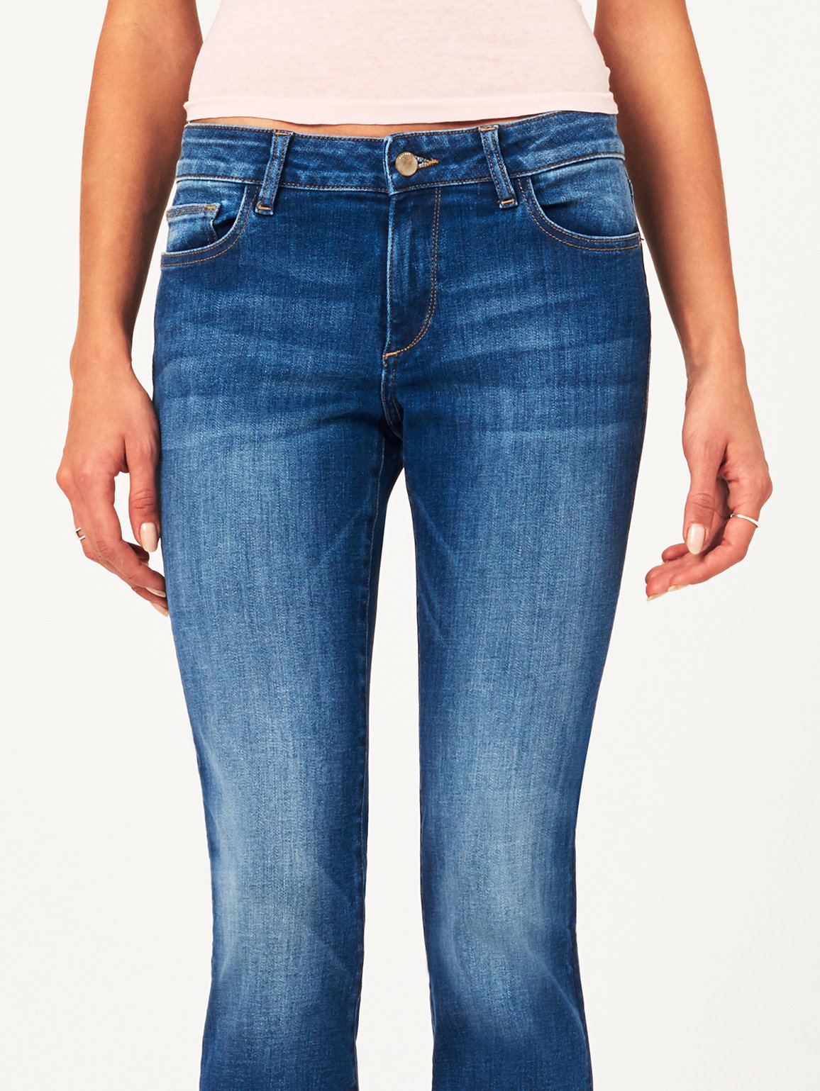 Coco Mid Rise Curvy Ankle Skinny Callahan
