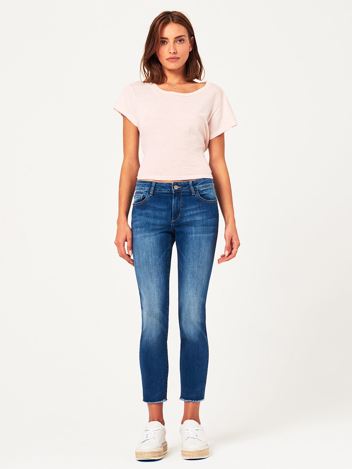Coco Mid Rise Curvy Ankle Skinny Callahan