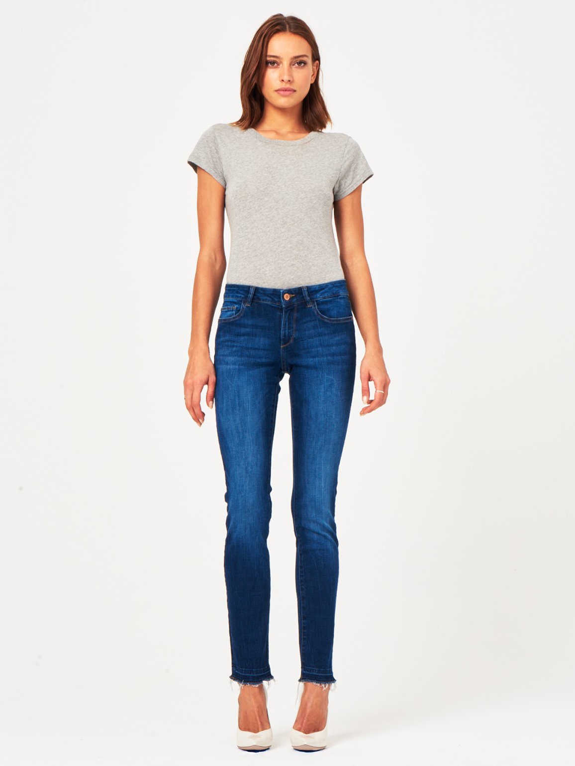 Coco Mid Rise Curvy Straight Parsons