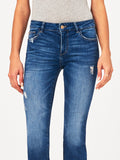 Lara Mid Rise Cropped Flare Elmwood