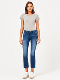 Lara Mid Rise Cropped Flare Elmwood