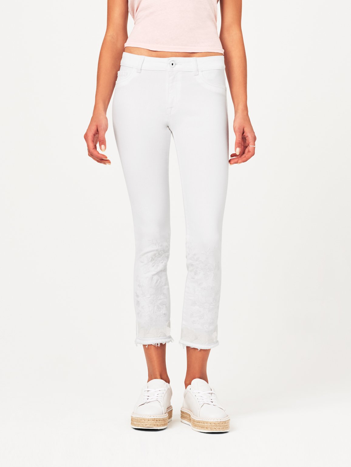 Mara Ankle Mid Rise Straight Tularose