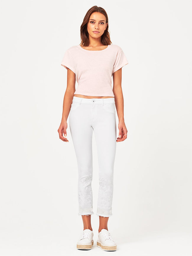 Mara Ankle Mid Rise Straight Tularose