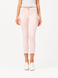 Florence Crop Mid Rise Skinny Blush Pink