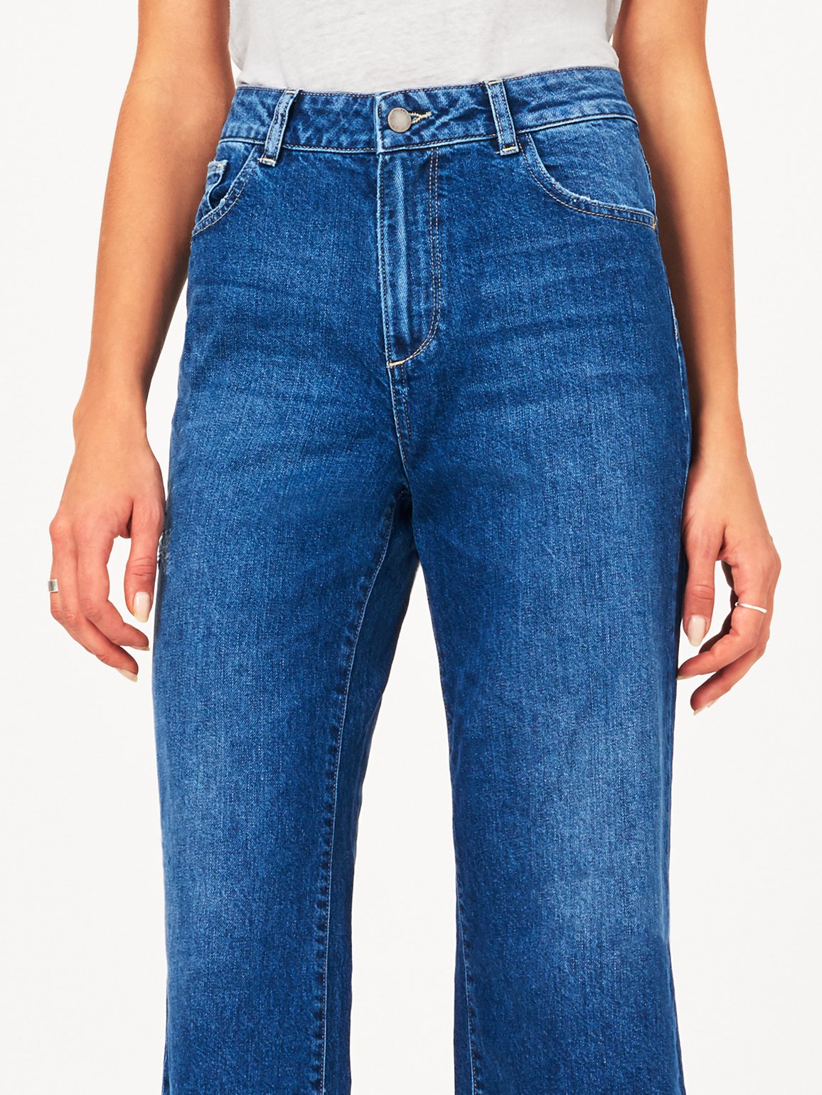 Hepburn High Rise Wide Leg Goldfield