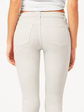 Florence Crop Mid Rise Skinny Bone