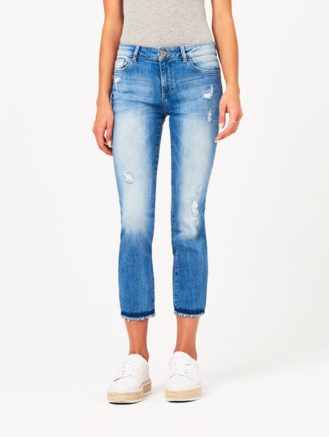 Mara Ankle Mid Rise Straight Montague