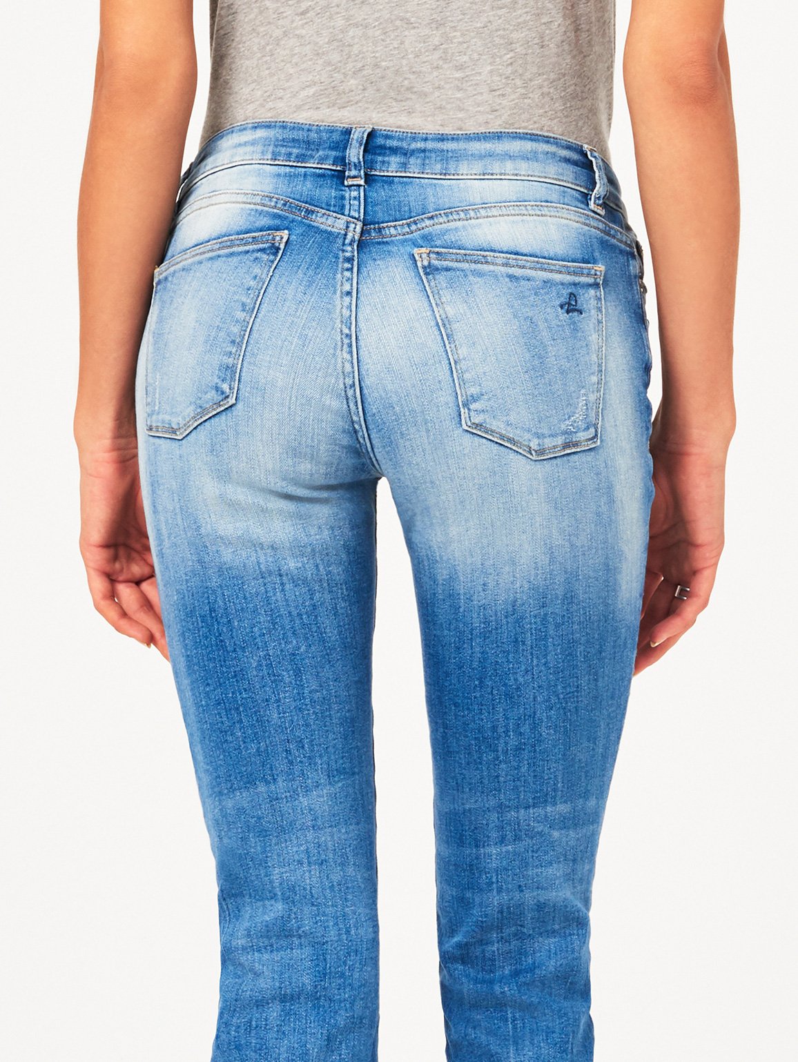 Mara Ankle Mid Rise Straight Montague
