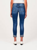 Florence Crop Mid Rise Skinny Harbor
