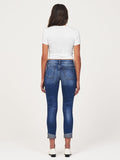 Florence Crop Mid Rise Skinny Harbor
