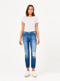 Stevie Mid Rise Slim Boyfriend Rebel