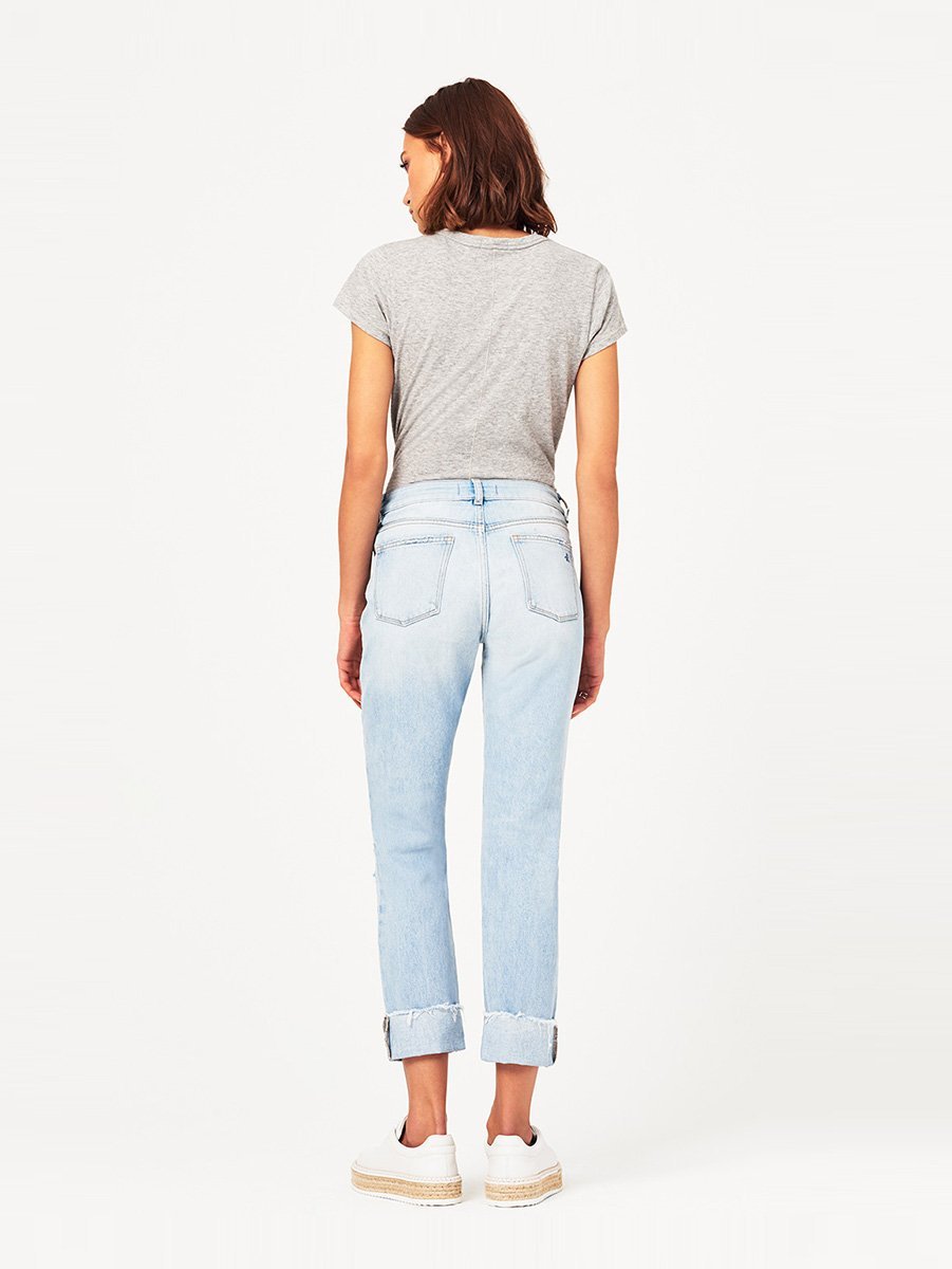 Stevie Mid Rise Slim Boyfriend Drifter