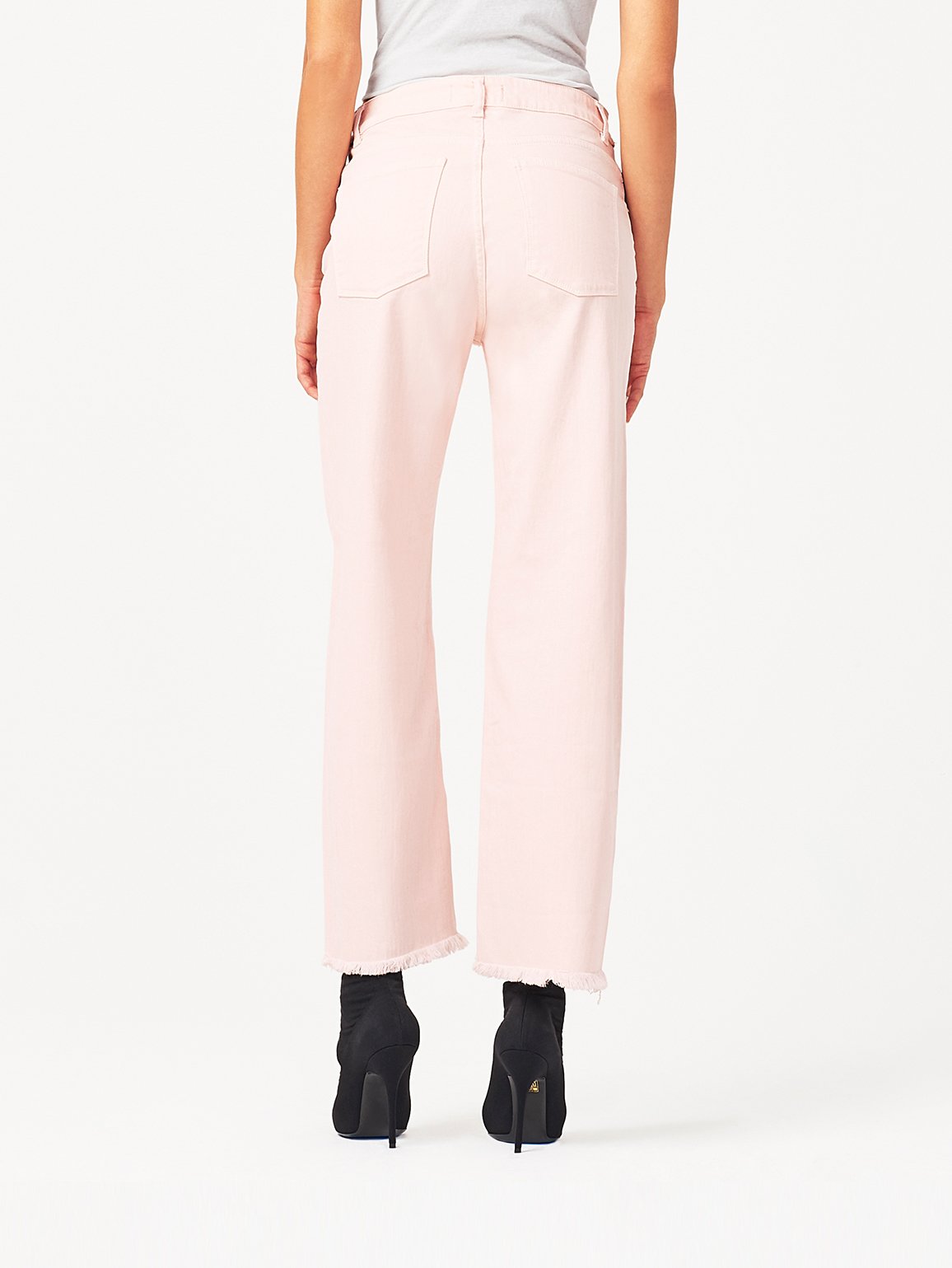 Hepburn High Rise Wide Leg Blush Pink