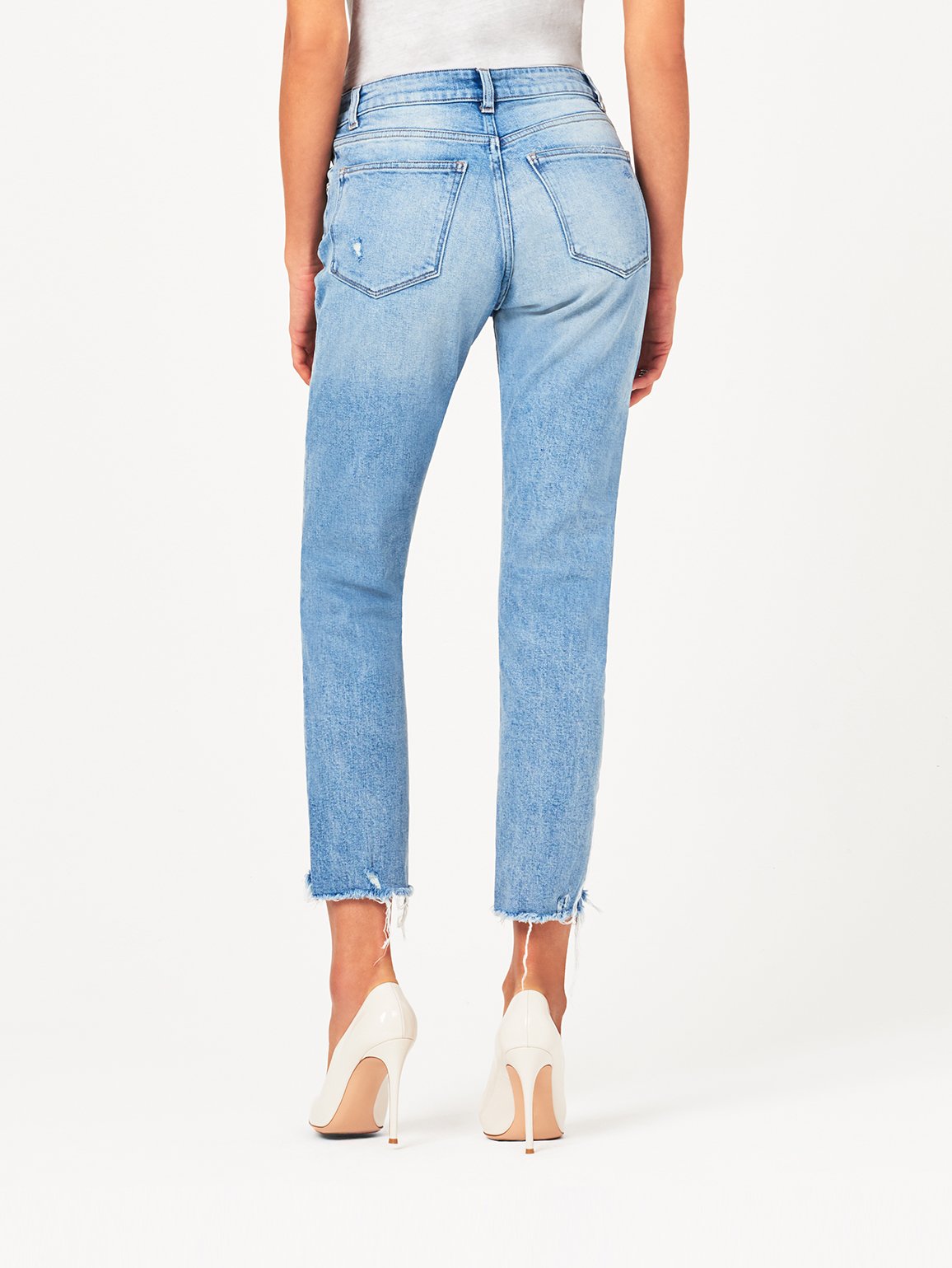 Bella Crop High Rise Vintage Slim Super Bleach