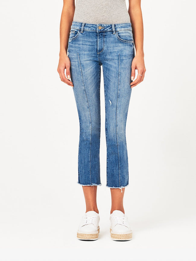 Lara Mid Rise Cropped Flare Davidson