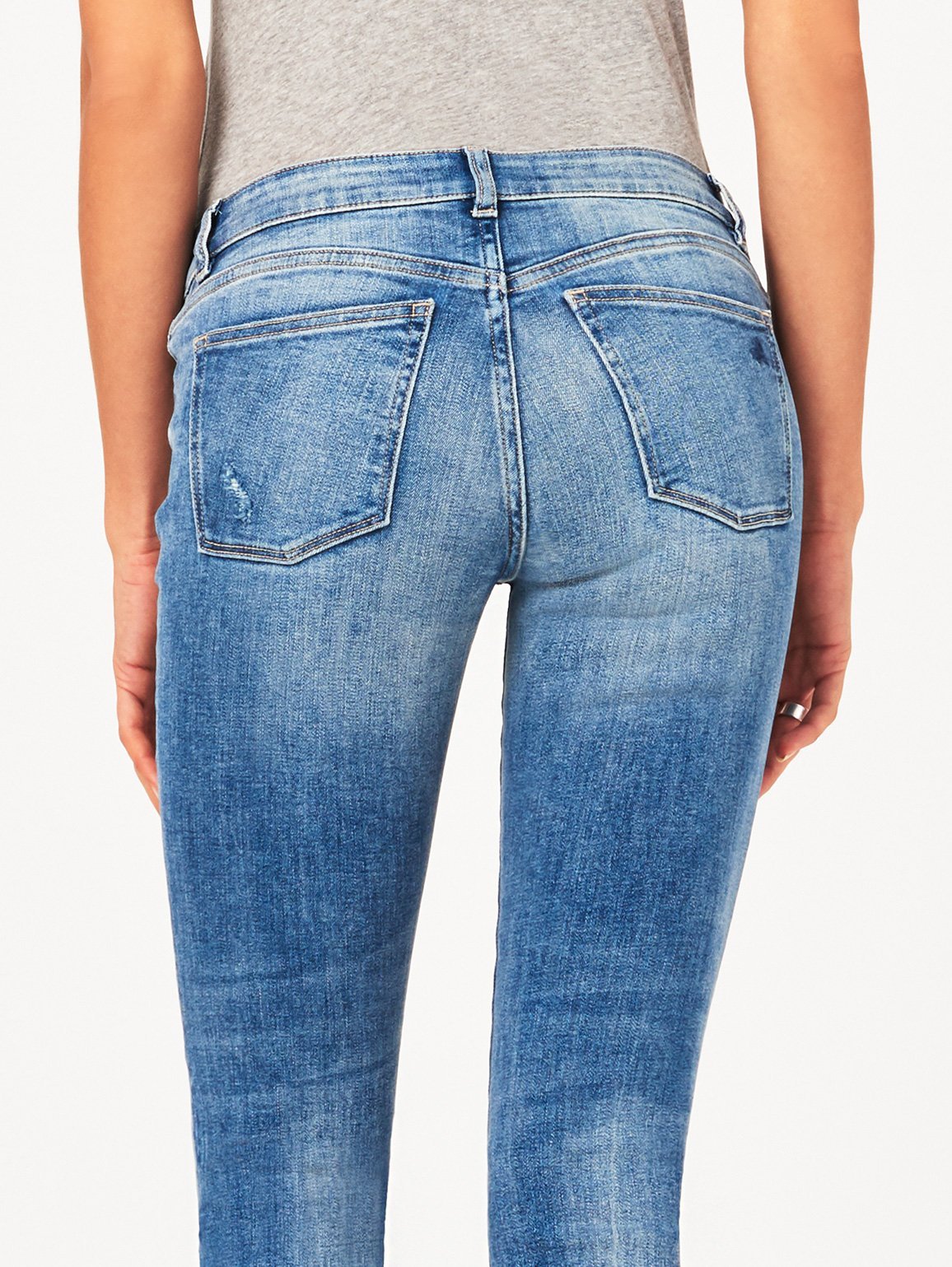 Lara Mid Rise Cropped Flare Davidson