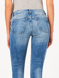 Lara Mid Rise Cropped Flare Davidson