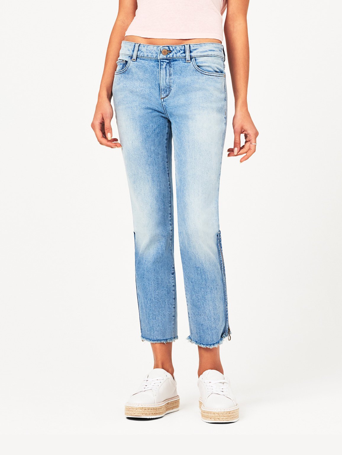 Mara Ankle Mid Rise Straight Marina