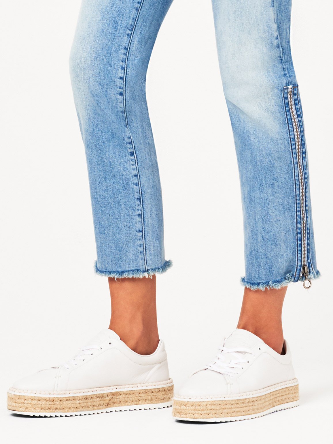 Mara Ankle Mid Rise Straight Marina