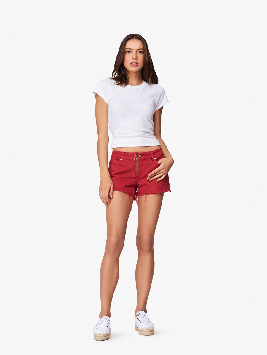 Renee Low Rise Short Cherry Bomb